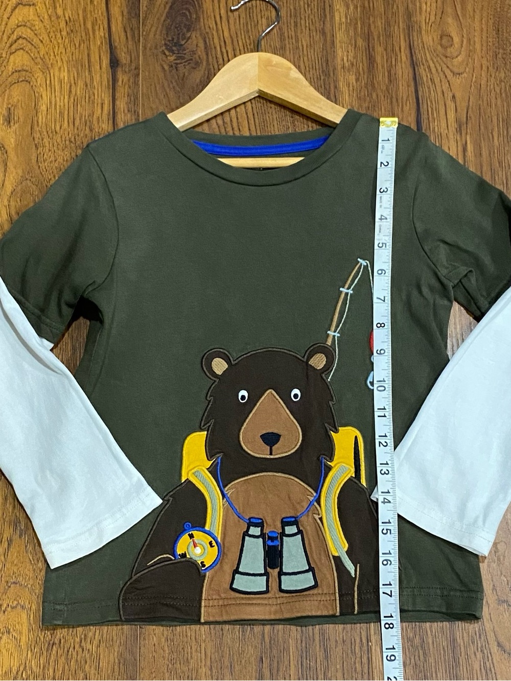 Gymboree Boys āSāMore Funā Bear Shirt and Camo Pants Size 5T - Picture 8 of 15